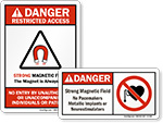 Magnetic Field Safety Labels