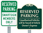 reserve parking spaces 