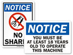 OSHA Notice Labels