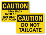 Truck Warning Signs - MySafetySign.com