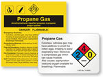 Propane Gas Labels