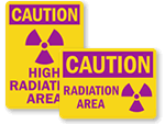Radiation Area Signs & Labels