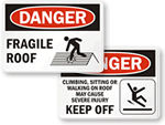 Roof Safety Signs