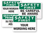 Safety Slogan Signs