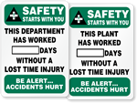 Safety Starts with You Scoreboards