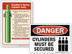 Secure Cylinders Signs