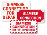 Siamese Connection Signs