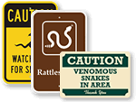 Snake Warning Signs