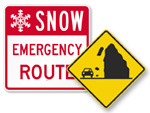Snow Emergency Signs