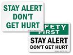 Stay Alert Signs