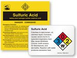Sulfuric Acid Labels