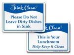 Think Clean Signs
