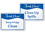 Think Clean Signs