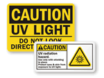 UV Light Warnings