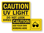 UV Safety Signs