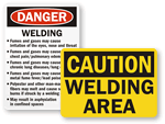 Welding Safety Signs