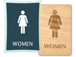 Womens Restroom Signs