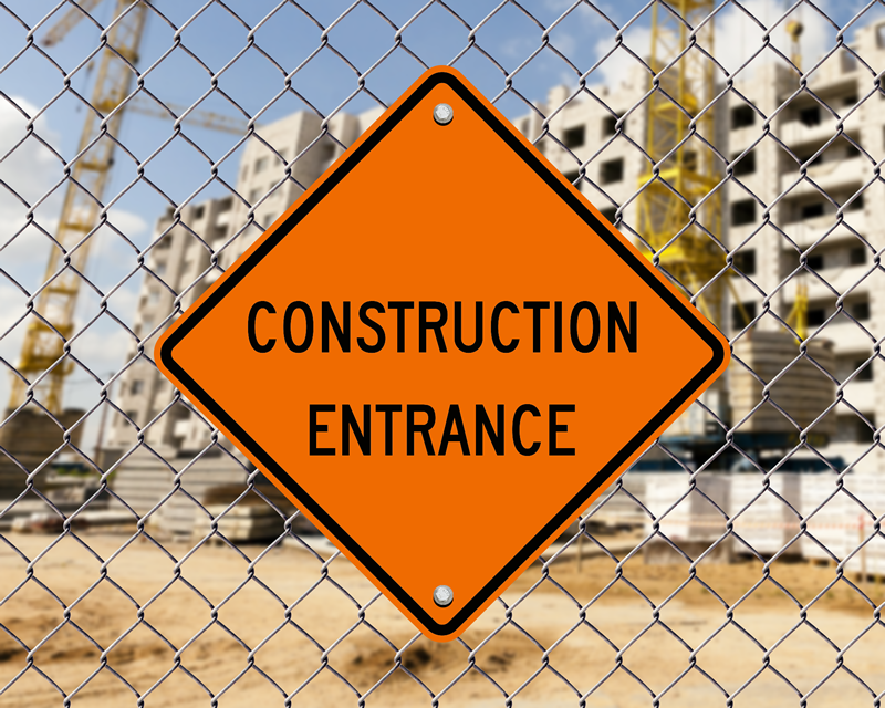 Construction Entrance Signs Construction Site Entrance Signs