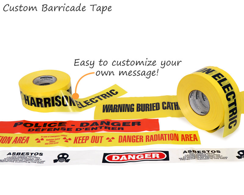 Barricade Tape - Custom & Stock Legends