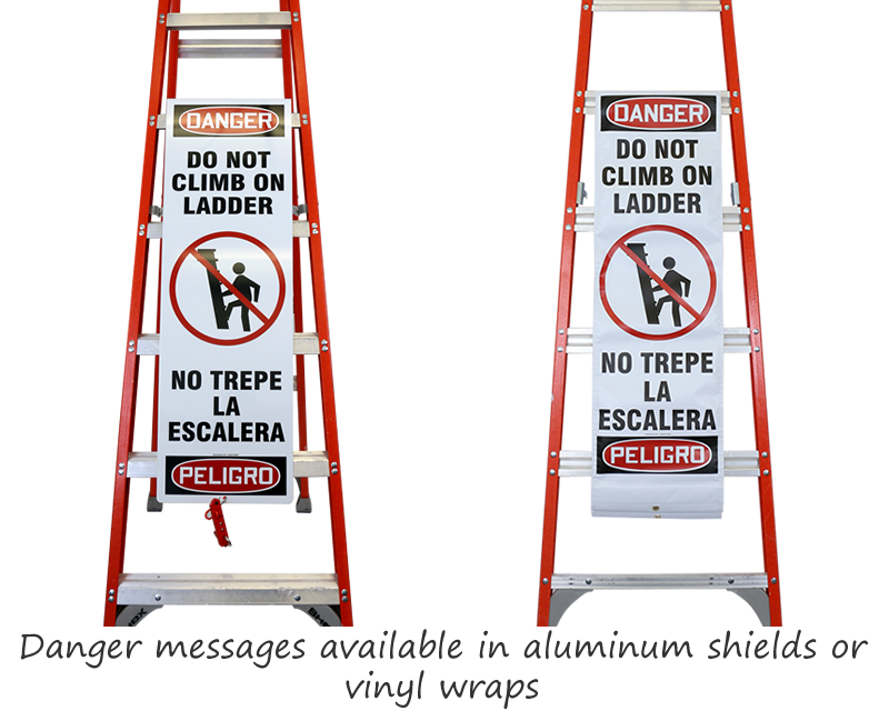 Ladder Barrier | Ladder Shields & Guards for Construction, Lockout