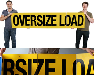 Oversize Load Transportation Sign