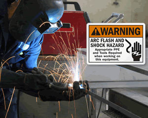Arc Flash and Welding Arc Signs