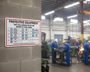 Body, Hand & Foot Protection Signs - MySafetySign.com