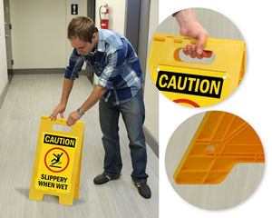 Caution Floor Signs