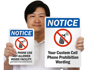 Custom Notice Signs
