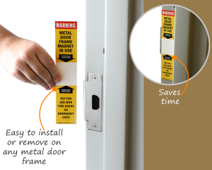 Door Latch Magnet Door Frame Magnet Mysafetysign Com