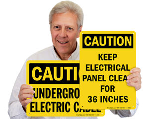 Electrical Caution Signs