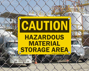 Hazardous Materials Sign