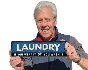 Designer Laundry Sign
