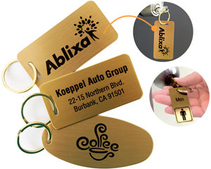 Key Chain Brass Tags