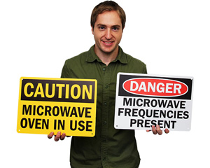 Microwave Warning Signs