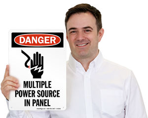Multiple Power Source in Panel Sign
