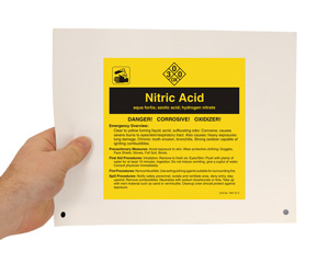 Nitric Acid Chemical Label