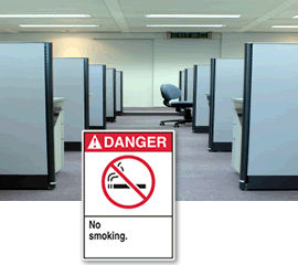 ANSI No Smoking Signs