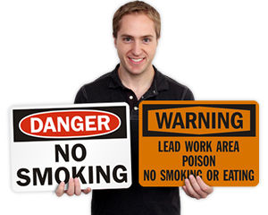 Osha No Smoking Signs