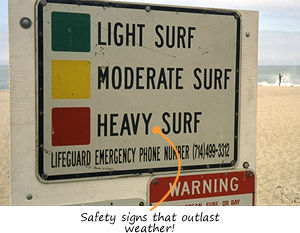 Outdoor Safety Signs