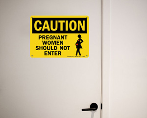 Pregnant Women Hazard Signs