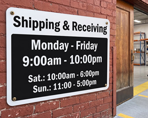 Ship Tomorrow Sign Shipping and Receiving Signs | Shipping signs | Receiving signs