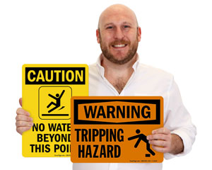 Slip and Trip Warning Signs