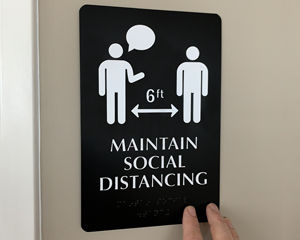 Social Distancing Signs for Offices
