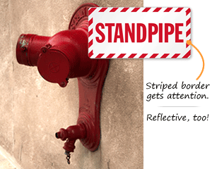 Standpipe Signs | Standpipe Connection Signs