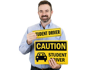 Student driver signs