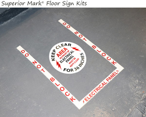 Custom Floor Marking Tape, Custom Floor Tape, Superior Mark Durable Floor Marking Tape, 100x6
