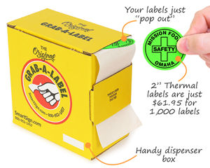 Thermal Labels Handy Dispenser Box