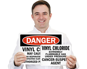 Vinyl Chloride Signs