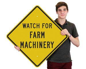 Watch For Farm Machinery Sign